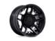 XD Slash Matte Black 6-Lug Wheel; 20x10; -18mm Offset (04-15 Titan)