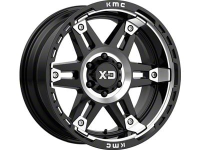 XD Spy II Gloss Black Machined 6-Lug Wheel; 20x9; 18mm Offset (04-15 Titan)