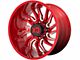 XD Tension Candy Red Milled 6-Lug Wheel; 20x10; -18mm Offset (04-15 Titan)