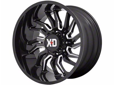 XD Tension Gloss Black Milled 6-Lug Wheel; 20x10; -18mm Offset (04-15 Titan)