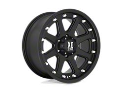 XD Addict Matte Black 6-Lug Wheel; 17x9; 18mm Offset (05-21 Frontier)