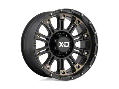 XD Hoss II Satin Black Machined Dark Tint 6-Lug Wheel; 20x9; 18mm Offset (05-21 Frontier)