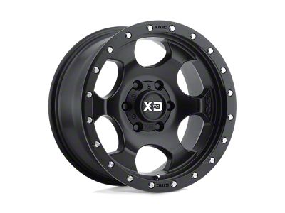 XD RG1 Satin Black with Reinforcing Ring 6-Lug Wheel; 17x8.5; 25mm Offset (05-21 Frontier)