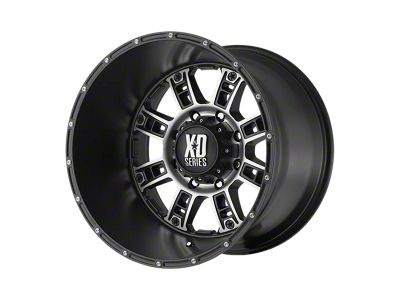 XD Riot Matte Black Machined 6-Lug Wheel; 20x9; 18mm Offset (05-21 Frontier)