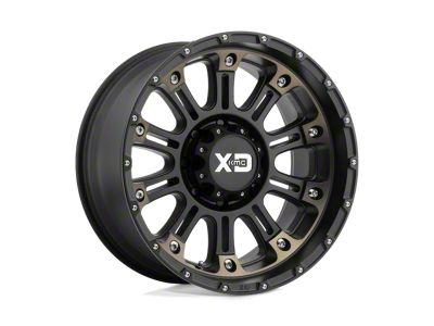 XD Hoss II Satin Black Machined Dark Tint 6-Lug Wheel; 20x10; -24mm Offset (05-15 Tacoma)