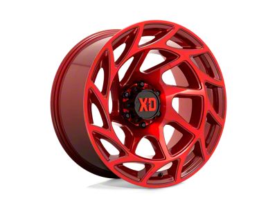 XD Onslaught Candy Red 6-Lug Wheel; 20x10; -18mm Offset (05-15 Tacoma)