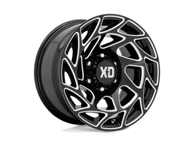 XD Onslaught Gloss Black Milled 6-Lug Wheel; 20x9; 0mm Offset (05-15 Tacoma)