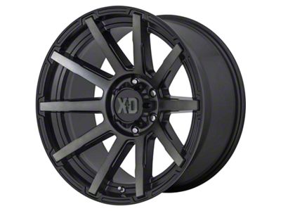 XD Outbreak Satin Black with Gray Tint 6-Lug Wheel; 20x10; 12mm Offset (05-15 Tacoma)