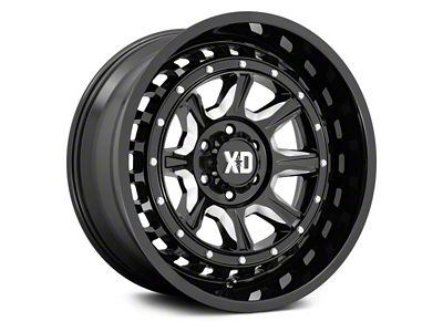 XD Outlander Gloss Black Milled 6-Lug Wheel; 20x10; -18mm Offset (05-15 Tacoma)