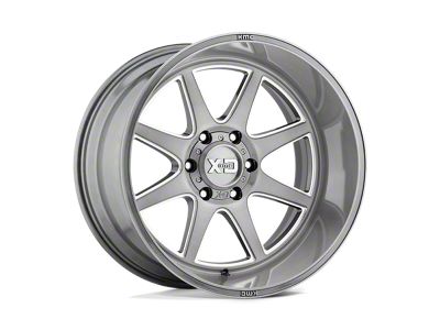 XD Pike Titanium Brushed Milled 6-Lug Wheel; 20x9; 18mm Offset (05-15 Tacoma)