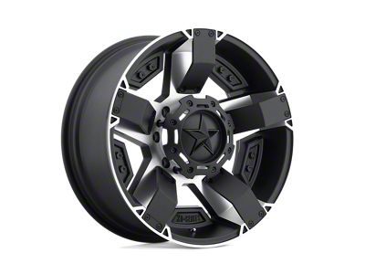 XD Rockstar II Matte Black Machined 5-Lug Wheel; 20x9; 18mm Offset (05-15 Tacoma)