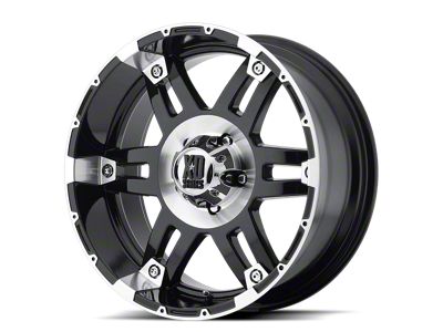 XD Spy Gloss Black Machined 6-Lug Wheel; 20x8.5; 18mm Offset (05-15 Tacoma)