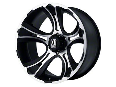 XD Crank Matte Black Machined 5-Lug Wheel; 20x9; 0mm Offset (07-13 Tundra)