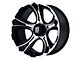 XD Crank Matte Black Machined 5-Lug Wheel; 20x9; 0mm Offset (07-13 Tundra)