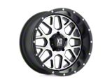 XD Grenade Satin Black Machined Face 5-Lug Wheel; 18x9; 18mm Offset (07-13 Tundra)