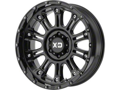 XD Hoss II Gloss Black 5-Lug Wheel; 18x9; 0mm Offset (07-13 Tundra)