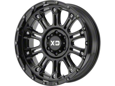XD Hoss II Gloss Black 5-Lug Wheel; 20x9; 0mm Offset (07-13 Tundra)