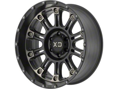 XD Hoss II Satin Black Machined with Dark Tint 5-Lug Wheel; 20x9; 18mm Offset (07-13 Tundra)