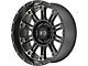 XD Hoss II Satin Black Machined with Dark Tint 5-Lug Wheel; 20x9; 18mm Offset (07-13 Tundra)