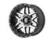 XD Machete Machined Face with Black Ring 5-Lug Wheel; 18x9; 25mm Offset (07-13 Tundra)