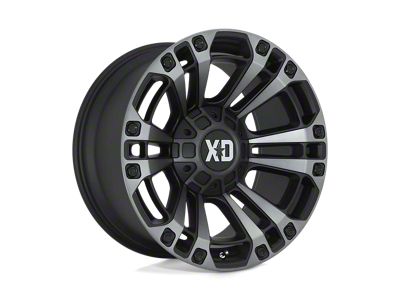 XD Monster 3 Satin Black with Gray Tint 5-Lug Wheel; 20x9; 18mm Offset (07-13 Tundra)