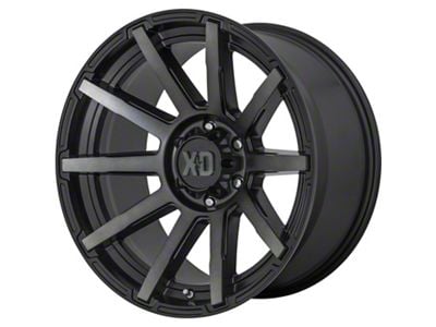 XD Outbreak Satin Black with Gray Tint 5-Lug Wheel; 18x9; 12mm Offset (07-13 Tundra)