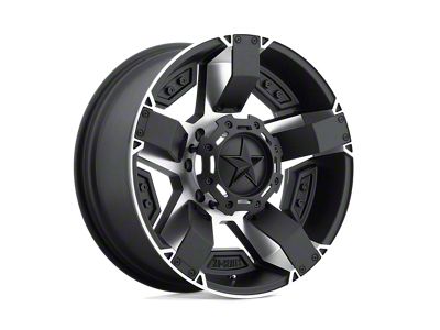 XD Rockstar II Matte Black Machined 5-Lug Wheel; 17x9; -12mm Offset (07-13 Tundra)