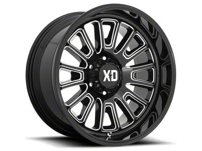 XD Rover Gloss Black Milled 5-Lug Wheel; 20x9; 18mm Offset (07-13 Tundra)