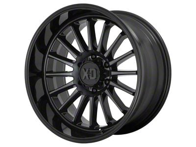 XD Whiplash Gloss Black with Gray Tint 5-Lug Wheel; 20x9; 0mm Offset (07-13 Tundra)