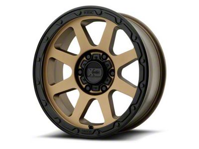 XD Addict 2 Matte Bronze with Matte Black Lip 6-Lug Wheel; 17x8.5; 0mm Offset (10-24 4Runner)