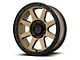 XD Addict 2 Matte Bronze with Matte Black Lip 6-Lug Wheel; 17x8.5; 0mm Offset (10-24 4Runner)