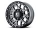 XD Bully Matte Gray with Black Ring 6-Lug Wheel; 18x9; -12mm Offset (10-24 4Runner)