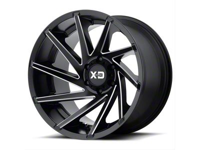 XD Cyclone Satin Black Milled 6-Lug Wheel; 18x9; 18mm Offset (10-24 4Runner)