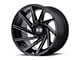 XD Cyclone Satin Black Milled 6-Lug Wheel; 18x9; 18mm Offset (10-24 4Runner)