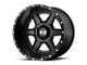 XD Fusion Satin Black 6-Lug Wheel; 18x9; 0mm Offset (10-24 4Runner)