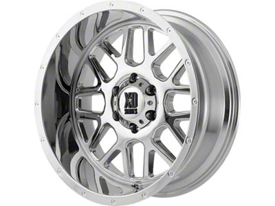 XD Grenade Chrome 6-Lug Wheel; 17x9; -12mm Offset (10-24 4Runner)