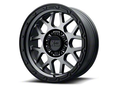 XD Grenade OR Matte Gray 6-Lug Wheel; 17x8.5; 0mm Offset (10-24 4Runner)