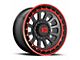 XD Omega Satin Black Machined with Red Tint 6-Lug Wheel; 17x9; 18mm Offset (10-24 4Runner)