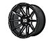 XD Outbreak Gloss Black Milled 6-Lug Wheel; 17x9; 30mm Offset (10-24 4Runner)