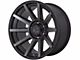 XD Outbreak Satin Black with Gray Tint 6-Lug Wheel; 17x9; 30mm Offset (10-24 4Runner)