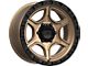 XD Portal Satin Bronze with Satin Black Lip 6-Lug Wheel; 17x9; -12mm Offset (10-24 4Runner)