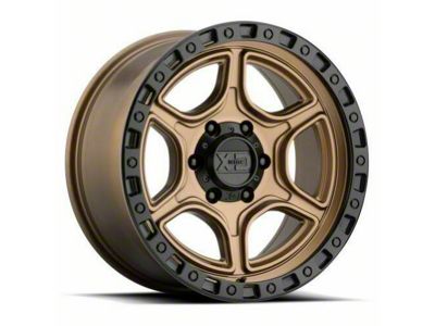 XD Portal Satin Bronze with Satin Black Lip 6-Lug Wheel; 18x8.5; 18mm Offset (10-24 4Runner)