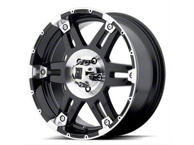 XD Spy Gloss Black Machined 6-Lug Wheel; 18x8.5; 18mm Offset (10-24 4Runner)