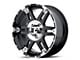 XD Spy Gloss Black Machined 6-Lug Wheel; 18x8.5; 18mm Offset (10-24 4Runner)