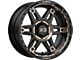 XD Spy II Satin Black with Dark Tint 6-Lug Wheel; 17x8; 18mm Offset (10-24 4Runner)