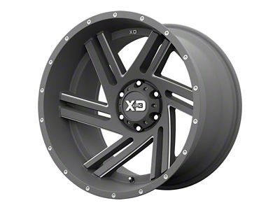 XD Swipe Satin Gray Milled 6-Lug Wheel; 17x9; 18mm Offset (10-24 4Runner)