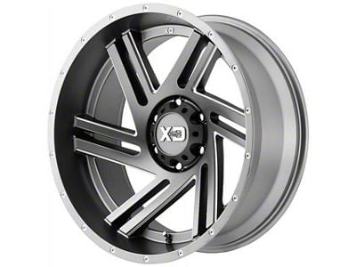 XD Swipe Satin Gray Milled 6-Lug Wheel; 18x9; 0mm Offset (10-24 4Runner)