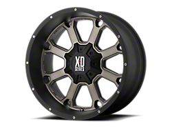 XD Buck 25 Matte Black with Dark Tint 6-Lug Wheel; 20x9; 30mm Offset (16-23 Tacoma)