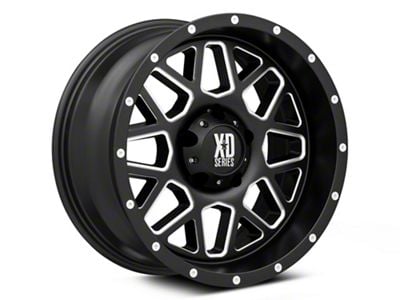 XD Grenade Satin Black Milled 5-Lug Wheel; 20x9; 0mm Offset (07-13 Tundra)