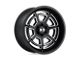 XD Bones Satin Black Milled 6-Lug Wheel; 20x9; 18mm Offset (2024 Tacoma)